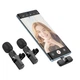 Беспроводная микрофонная система BOROFONE BFK15 Dual-mic lavalier wireless digital microphone (iP/Type-C) Black 6941991117107 - изображение 6