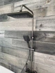 Душова система Epelli Boutique Bathroom mini з тропічним душем, лійкою та гігієнічним душем, графіт - зображення 2