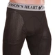 Компрессионные штаны леггинсы тайтсы JASON 1-006 (полиэстер, лайкра, 2XL, черный) - изображение 3