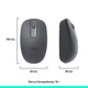 Миша бездротова Logitech M196 Bluetooth сірий 296243 - изображение 8