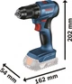 Акумуляторний безщітковий дриль-шурупокрут Bosch GSR 185-LI + Кейс (06019K3003) - зображення 2