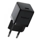 Зарядне мережеве Baseus P10111602113-00 Palm PD 20W швидка зарядка для пристроїв Чорний - зображення 1