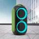Акустика-караоке HOCO DS33 Wireless portable speaker, BT5.0, USB, TF, FM, TWS, 30W, 4500mAh, 2-3h, black - зображення 8