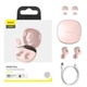 Беспроводные наушники Bluetooth BASEUS Encok True Wireless Earphones WM01 Plus, BT5.0, 40mAh, 800mAh, 5h, (NGWM01P-04) pink - изображение 6
