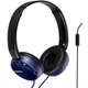Навушники з мікрофоном Sony MDR-ZX310AP Blue - зображення 3