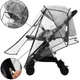 Дощовик для Carrello/Cybex універсальний для прогулянкової коляски на блискавках з віконцем (3967ПРЗД) - зображення 3
