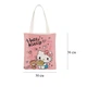 Тканевая сумка шопер Hello Kitty розового цвета 30*36 см (OK0092_1) - изображение 3