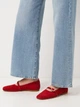 Женские балетки замшевые Ashoes 3025 40 25.5 см Красные (ROZ6501005631) - изображение 2