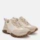 Женские кроссовки кожаные PARADIZE SHOES CR-1230 36 23.2 см Бежевые (ROZ6501060286) - изображение 3