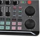 Студийная звуковая карта для стриминга и записи звука Sound F988 аудиоинтерфейс - DJ микшер с поддержкой Bluetooth, 19х12х4.5 см, черный (102648718) - изображение 6