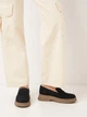 Женские лоферы замшевые PARADIZE SHOES T-403 39 24.7 см Черные (ROZ6501060327) - изображение 2