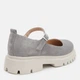 Женские туфли замшевые Мэри джейн PARADIZE SHOES T-503 40 25.7 см Серые (ROZ6501060335) - изображение 5