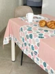 Скатерть водоотталкивающая с бортиком Delux Textil Розовые яички 230 х 170 см 367933 (368191) - изображение 3