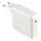 Зарядний пристрій USB Type C для Macbook 61W без логотипу білий - зображення 1