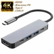 USB 3.0 хаб + конвертер HDMI 4K SmartGo HUC 5 в 1 - изображение 1