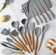 Кухонний набір 19в1 Kitchen Set СІРИЙ - зображення 4