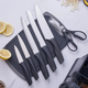 Набір кухонного приладдя 19 предметів Kitchen Set силіконові ЧОРНИЙ - зображення 3