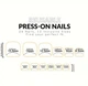 Накладные ногти для ног Nail нежно-голубые, 24 шт - изображение 2