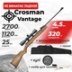 Пневматическая винтовка Crosman Vantage с оптическим прицелом с чехлом с набором для чистки с пулями - изображение 1