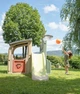 Игровой центр Smoby Toys Life Развлечения с баскетбольной корзиной и футбольными воротами и горкой 150 см (7600840206) (3032168402065) - изображение 13