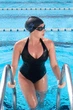 Шапочка для плавания Arena Shine Cap (009386-202) Black/Blue - изображение 2