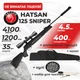 Пневматическая винтовка Hatsan 125 Sniper с оптическим прицелом с чехлом с набором для чистки с пулями - изображение 1