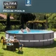 Каркасный бассейн Intex 26326 Ultra XTR Frame Pool 488x122 см объем 19156 л фильтр-насос/лестница/подстилка/тент от 6-ти лет (LN7-26326) - изображение 7