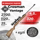 Пневматическая винтовка Crosman Vantage с оптическим прицелом с пулями - изображение 1