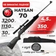 Пневматическая винтовка Hatsan 70 с оптическим прицелом с чехлом с набором для чистки с пулями - изображение 1