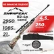 Пневматическая винтовка Snow Peak Sniper B2-4P camo с оптическим прицелом с чехлом с набором для чистки с пулями - изображение 1