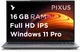Ноутбук Pixus Link Grey / 15.6" IPS / Intel N100 / RAM 16 ГБ / SSD 256 ГБ / LAN / Windows 11 Pro / Подсветка клавиатуры / Зарядка по USB - изображение 2