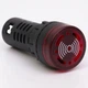 Арматура світлозвукова аварійна E.NEXT e.ad22.230.buzzer.red Ø22мм 230В АС червона - зображення 1
