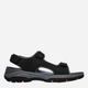 Sandały męskie sportowe Skechers 204105-BLK 41.5 Czarne (194428490915) - obraz 1