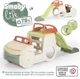 Игровой центр Smoby Toys Life Автомобиль путешественника с горкой и песочницей 233х68х91 см 18мес+ (7600840207) (3032168402072) - изображение 3