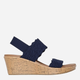 Sandały damskie na koturnie Skechers 119591-NVY 43 Niebieskie (198376970123) - obraz 1
