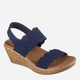 Sandały damskie na koturnie Skechers 119591-NVY 43 Niebieskie (198376970123) - obraz 2