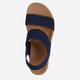 Sandały damskie na koturnie Skechers 119591-NVY 41 Niebieskie (198376970109) - obraz 3