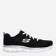 Buty sportowe damskie Skechers 12615-BKW 38.5 Czarne (190872053423) - obraz 1