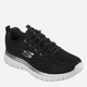 Жіночі кросівки Skechers 12615-BKW 41 Чорні (190872053461) - зображення 2