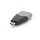 Перехідник Type-C тато Mini Display Port мама Voltronic чорно-сірий адаптер для підключення монітора відеороз'єм (TOR-JUG_22B) - зображення 2