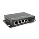 Медиаконвертор ONV 4 порта RJ45 100М 1 порт SC 20км для оптоволоконного соединения сетевой адаптер (YU-GT_33A) - изображение 1