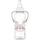 Пляшечка для годування Canpol babies CUTE ANIMALS стандартна з ручками 250 мл рожева (11/845_pin) - зображення 2