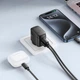 Сетевое зарядное устройство адаптер Hoco CS61A Bright |1USB/1Type-C, 30W/3A, поддержка быстрой зарядки PD/QC/FCP/AFC, многоуровневая система защиты, универсальная совместимость| + Кабель Type-C to Type-C в комплекте |1 м, 60 Вт| Черный - изображение 6
