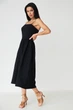 Сарафан міді бохо з льон-жатки Wear me XS Чорний (16_24_6377) - изображение 1