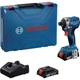 Аккумуляторный гайковерт Bosch Professional GDR 18V-215, 2 акб 2Ah, з/у, кейс L-BOXX 136 (06019N2022) - изображение 1