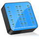 Многопортовое зарядное устройство на 40 портов Addap WLX880A, USB QC+Type-C PD | зарядная док станция на 400Вт, 60А, голубая - изображение 2