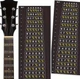 Наклейки на гриф гітари з нотами Fretboard Note підказки - стікери для вивчення гітарних нот / акордів / гам для акустичної гітари та електрогітари, різнобарвні (102831975) - зображення 6
