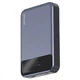 Портативна батарея Proove PBH120010003 Hoodman Magnetic (10 000 mAh, 20W, Magnetic Ring, Type-C, LED-дисплей) Gray - зображення 1