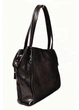 Сумка из натуральной кожи большая ARTiS Bags 1735 4620-201 Чорная Коричневый - изображение 2