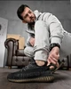 Стильные мужские кроссовки Yeezy 41р черно-белые (91461) - изображение 7